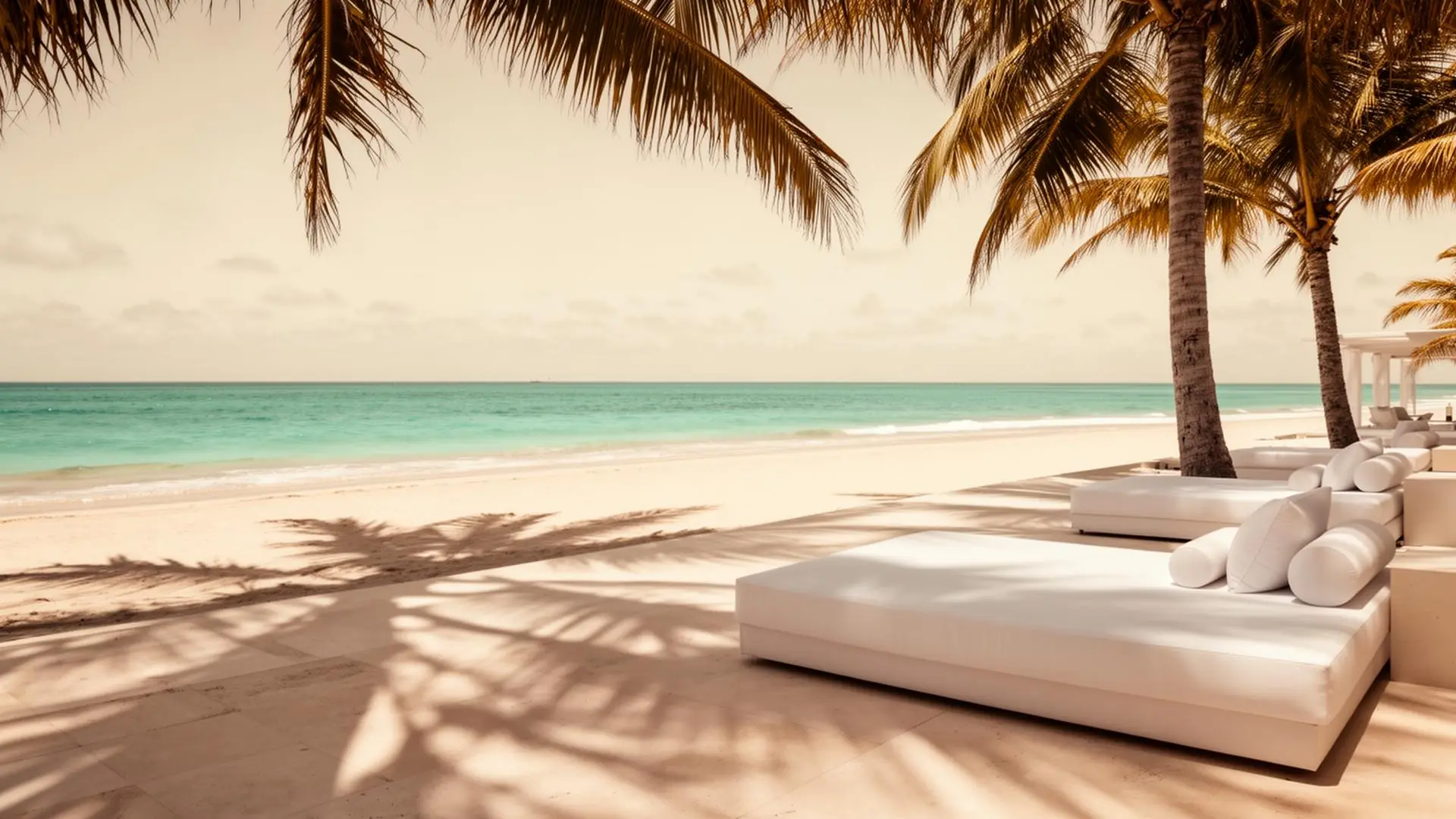 Exclusive beach club lifestyle