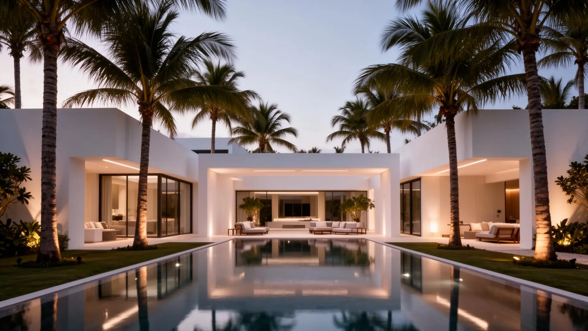 Modern tropical luxury resort architecture